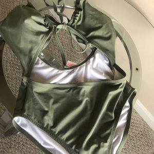 Victoria Secret Olive One Piece Swimsuit